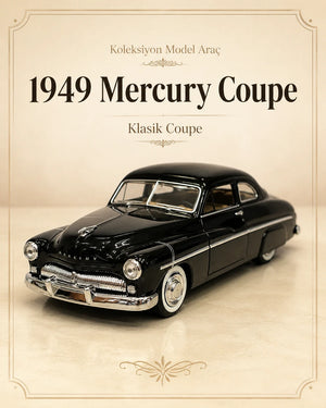 1949 Mercury Coupe 1:24 Nostaljik Metal Araba Hediyelik Esya