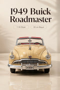 1949 Buick Roadmaster Krem Cabrio 1:18 Ölçek 30 cm Model Araba