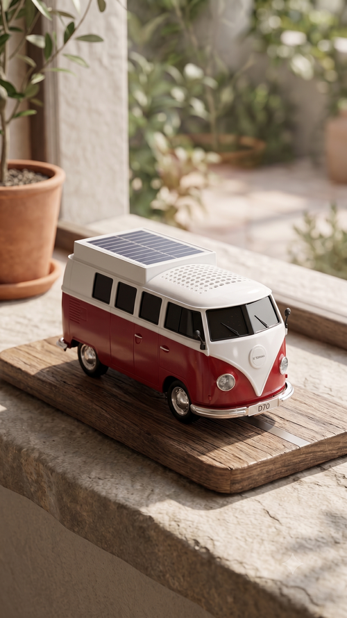 PureGifty Retro Minibüs Bluetooth Hoparlör