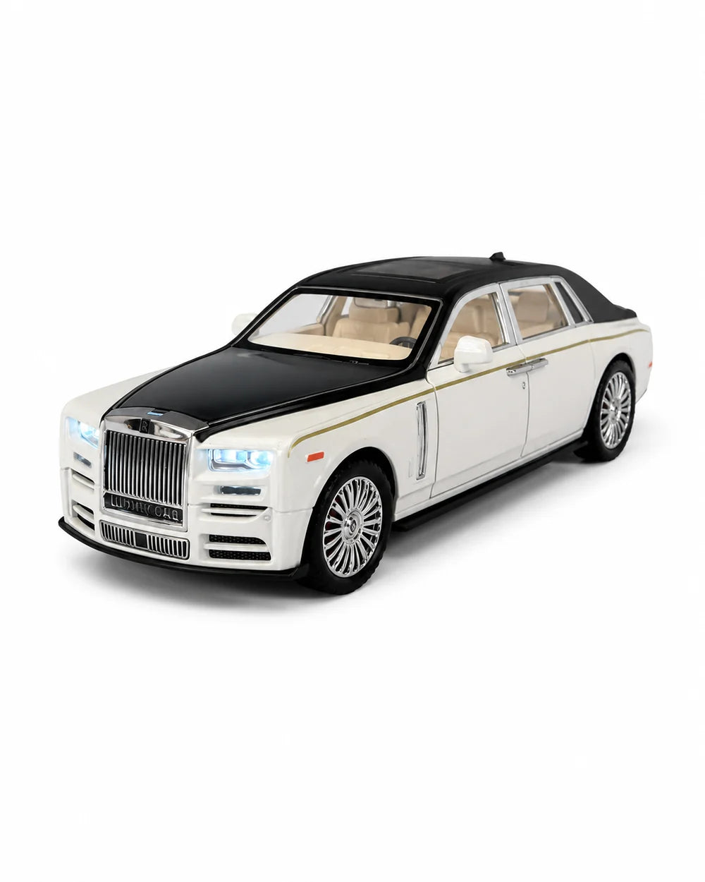 Prestij Serisi - Klasik Sedan 1:24 Metal Işıklı Çek-Bırak Araba