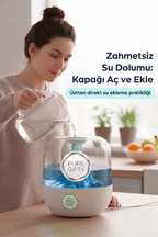 PureGifty  Ultrasonik Hava Nemlendirici & Oda Difüzörü