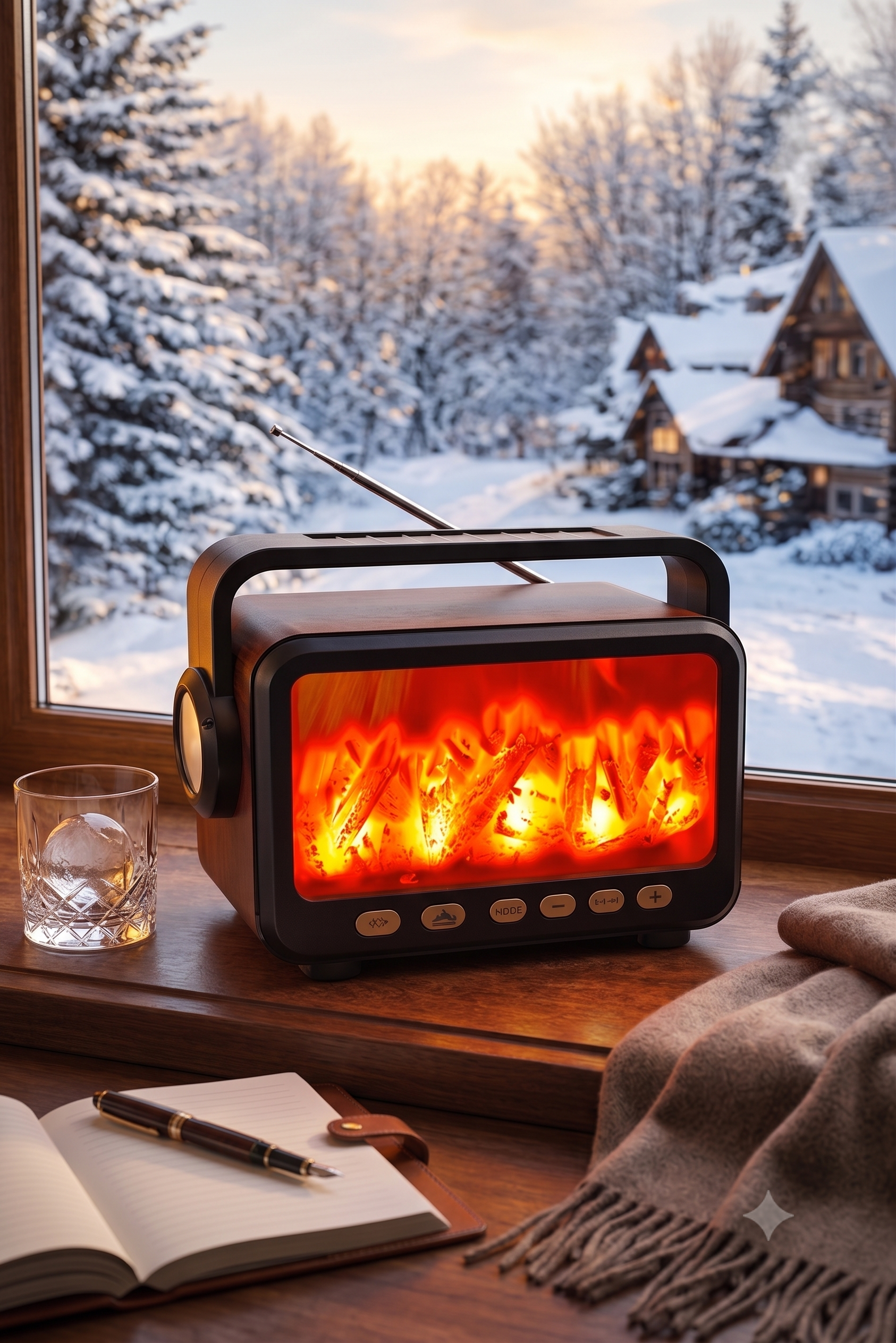 PureGifty Dekoratf Gramofon Radyo