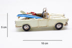 Dekoratif Metal Klasik Cabrio Surf Araba Modeli
