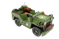 Dekoratif Metal Askeri Jeep