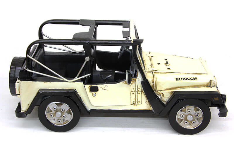 Dekoratif Metal Jeep