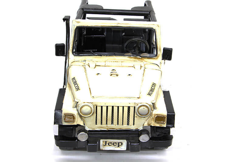 Dekoratif Metal Jeep
