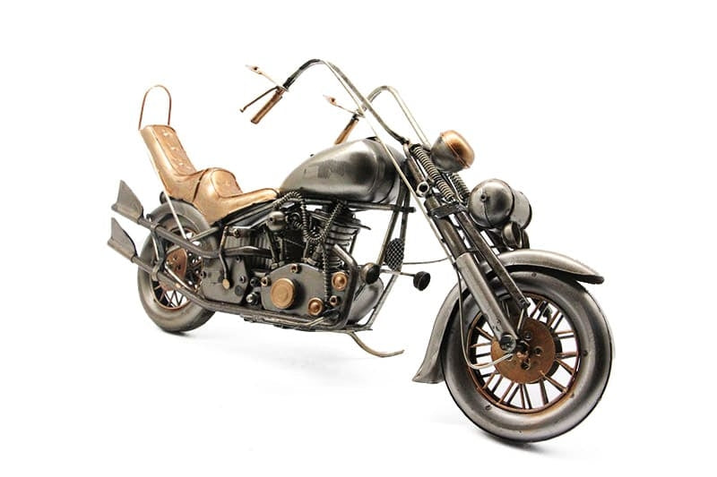 Dekoratif Metal Motosiklet – Chopper Tasarım
