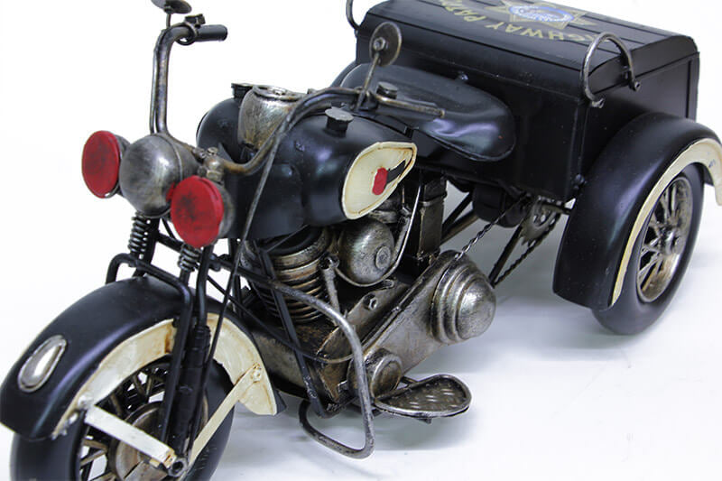 Dekoratif Metal Motorsiklet Vintage Tarzı