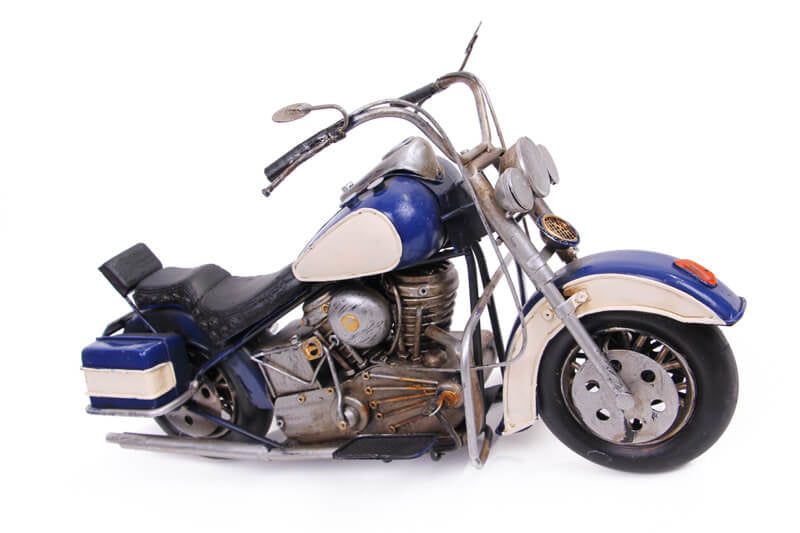 Dekoratif Metal Motosiklet Chopper