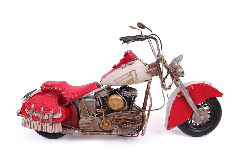 Dekoratif Metal Motosiklet Chopper