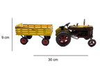 Dekoratif Metal Traktör ve Römork Modeli