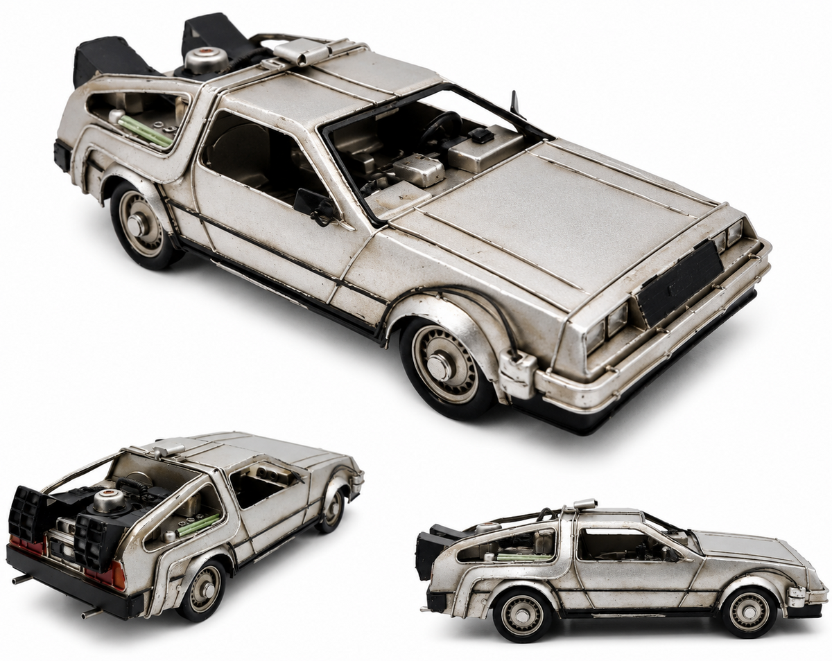 DeLorean Dmc-12 Metal Araba