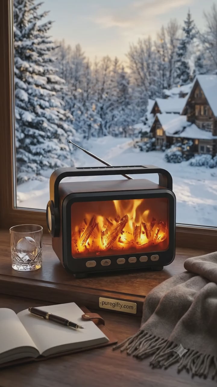 PureGifty Dekoratf Gramofon Radyo